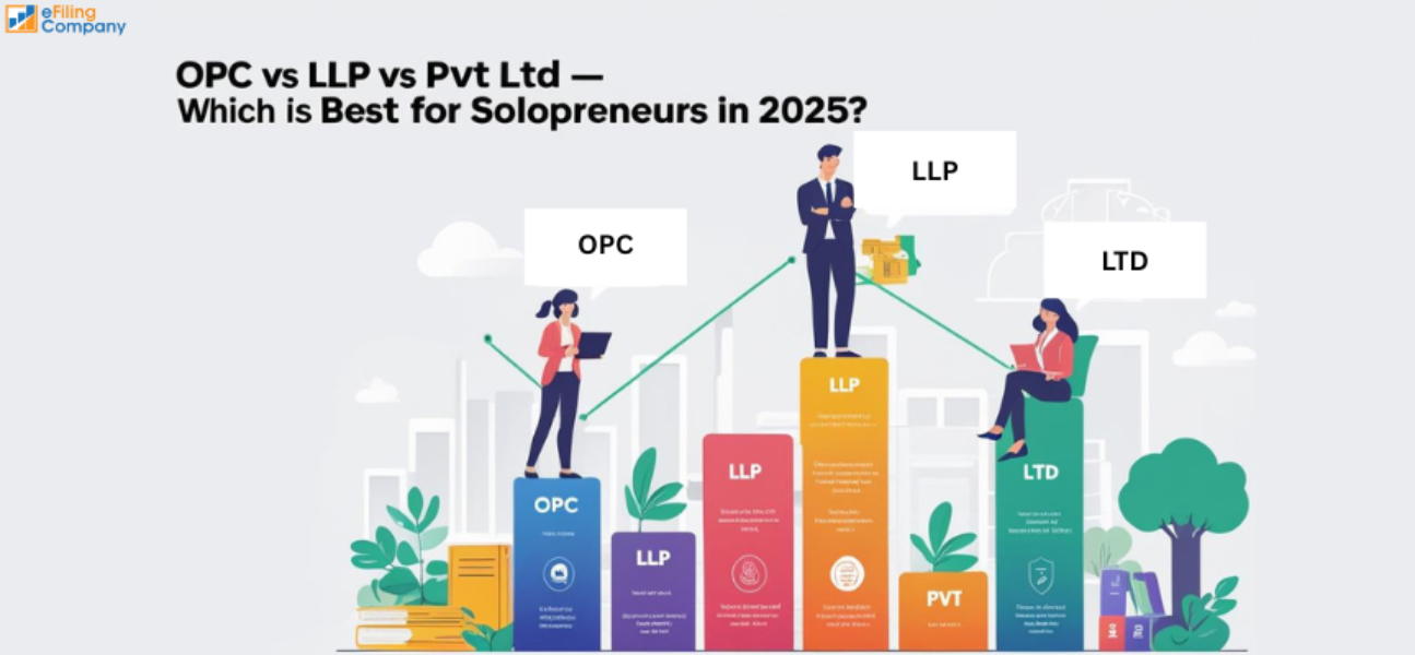 OPC vs LLP vs Pvt Ltd  -Efiling Company